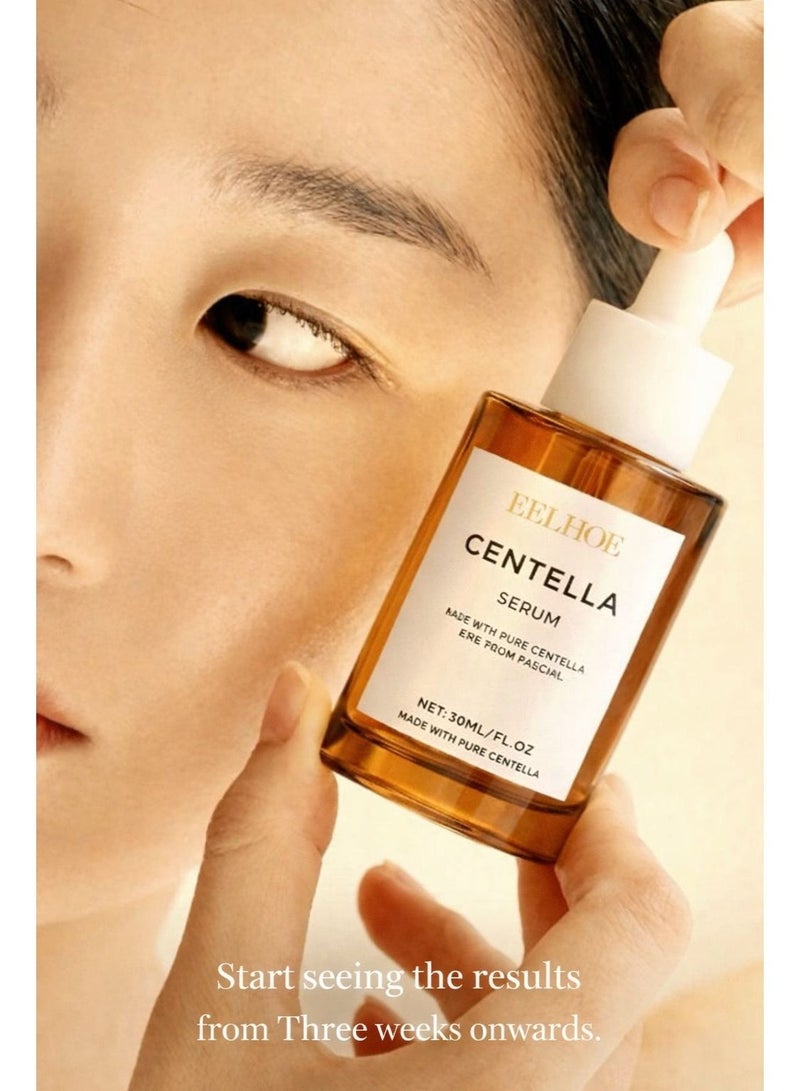 EELHOE Centella Ampoule Serum 30ml – Ultra-Soothing & Deep Hydrating Cica Serum for Sensitive Skin, Skin Barrier Repair, Redness Relief & Acne Calming, Lightweight Fast-Absorbing Facial Essence - Image 2